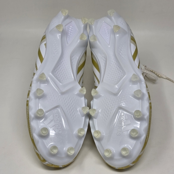 Adidas Freak 23 Inline Gold White Football Cleats HP2445 Men's Size 11 New - Picture 8 of 11